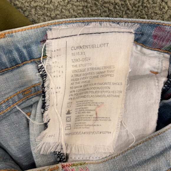 Current/Elliot size 27 "The Stiletto" in Vintage Strawberry - Picture 6 of 7